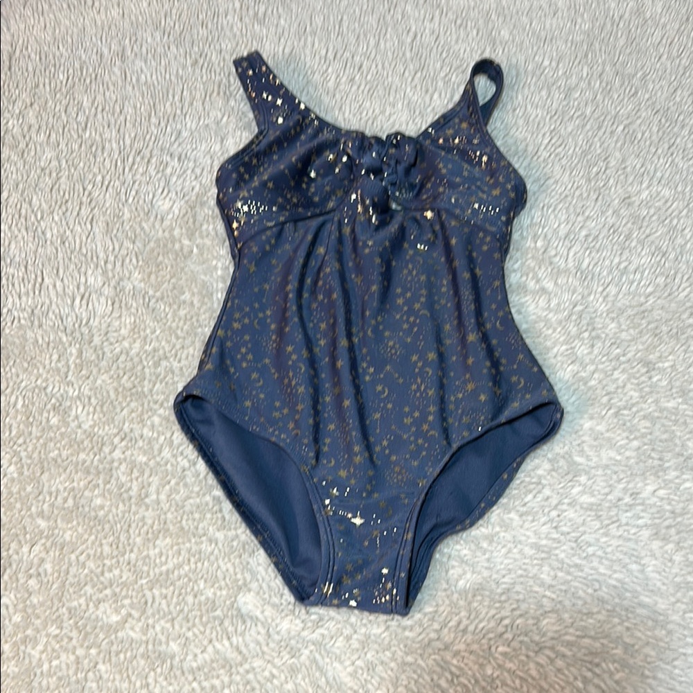 Art Class Gray  and Gold Swimsuit‎ M (7/8)